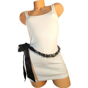 BELT GLAM BOHO SATIN TIE BELT